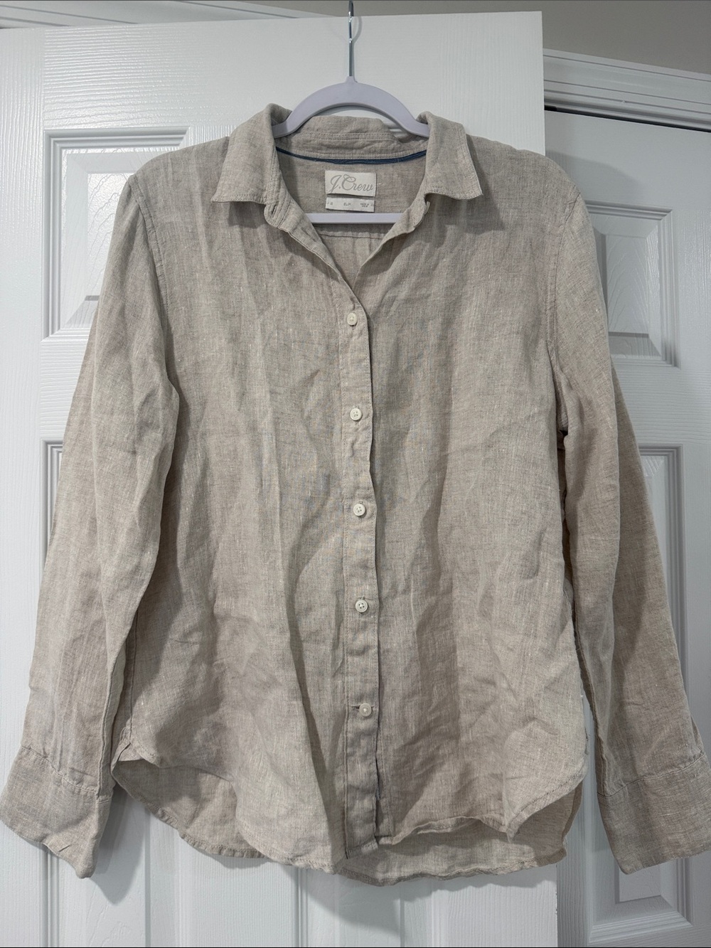 J. Crew 100% Linen Button-Down Shirt - Baird McNutt